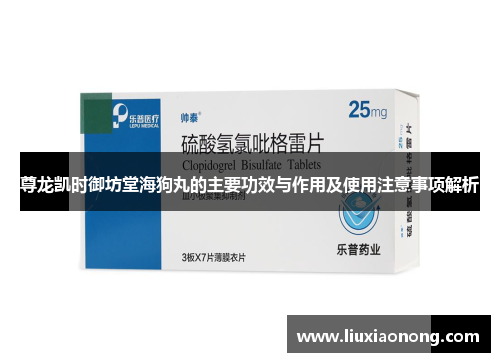 尊龙凯时御坊堂海狗丸的主要功效与作用及使用注意事项解析